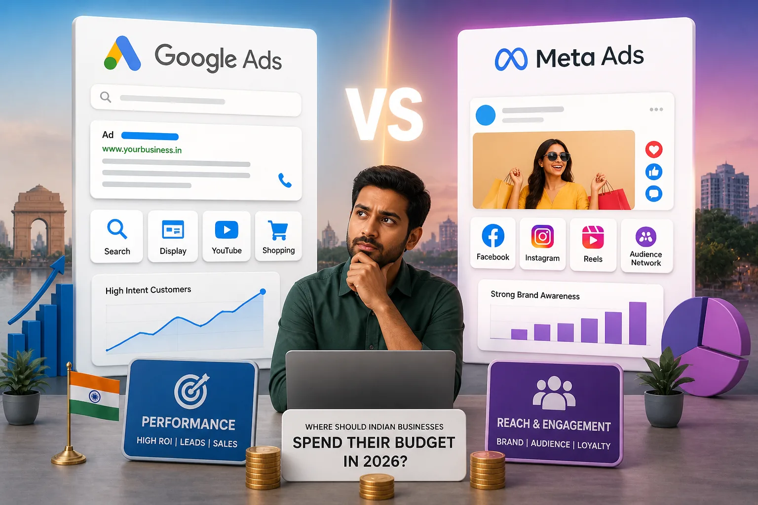 Google Ads vs Meta Ads: Which Platform Delivers Better ROI for Indian Businesses?