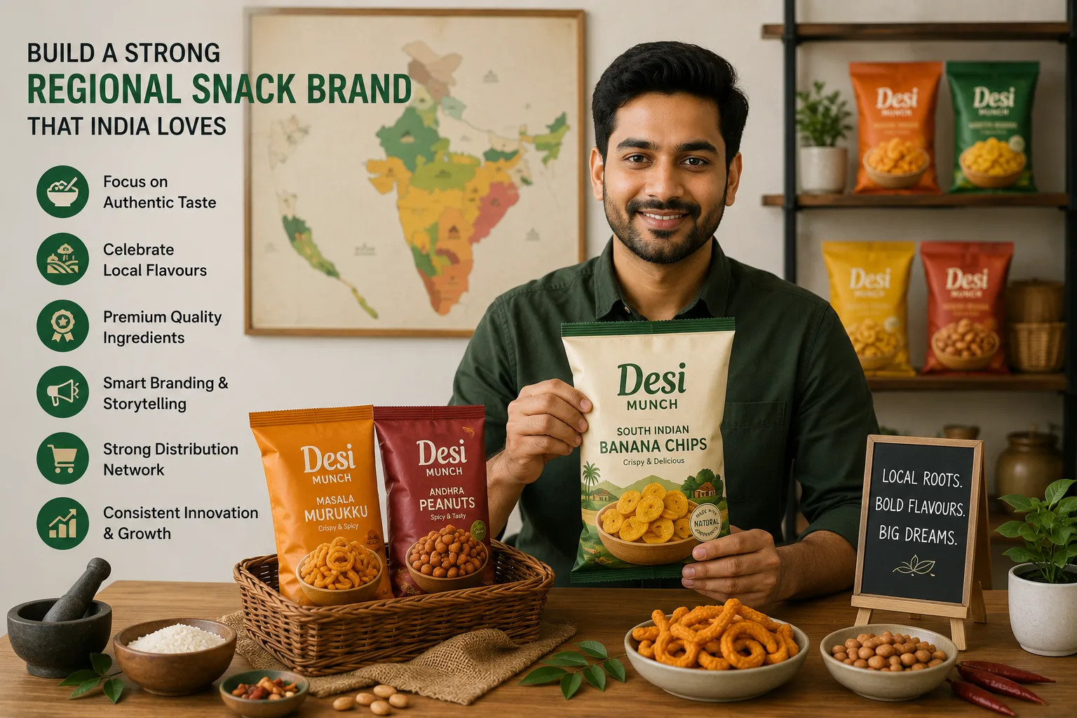 How to Build a Regional Snack Brand in India That Competes With National Players