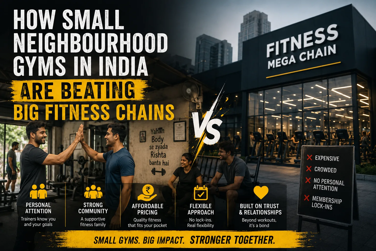 How Small Neighbourhood Gyms in India Are Beating Big Fitness Chains
