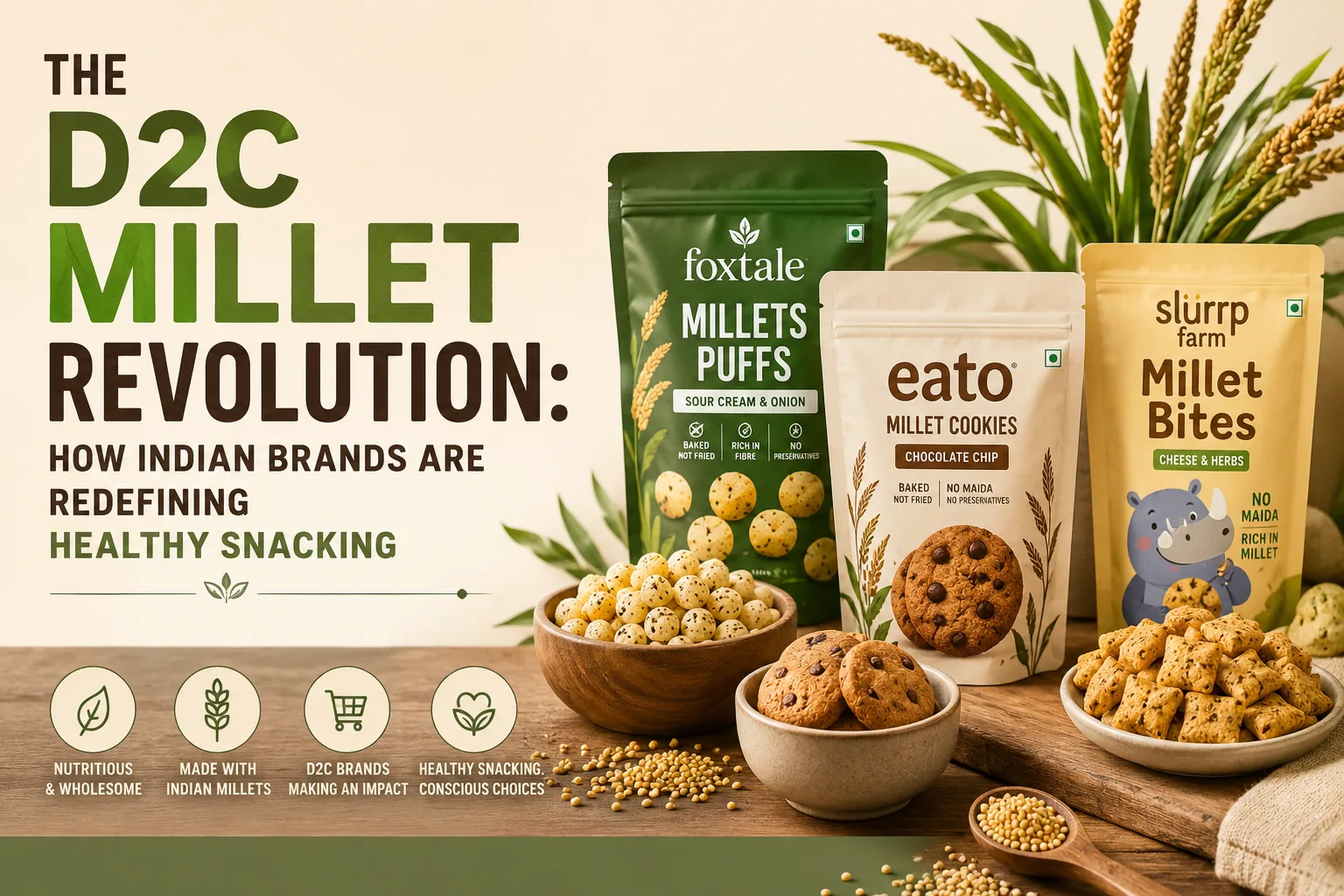 The D2C Millet Revolution: How Indian Brands Are Redefining Healthy Snacking
