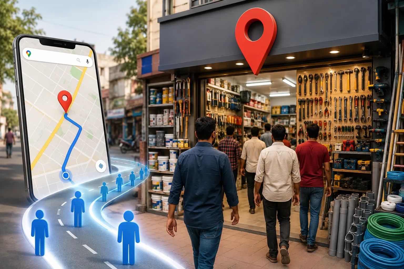 How Indian Hardware Stores Can Double Foot Traffic Using Google Maps in 2026