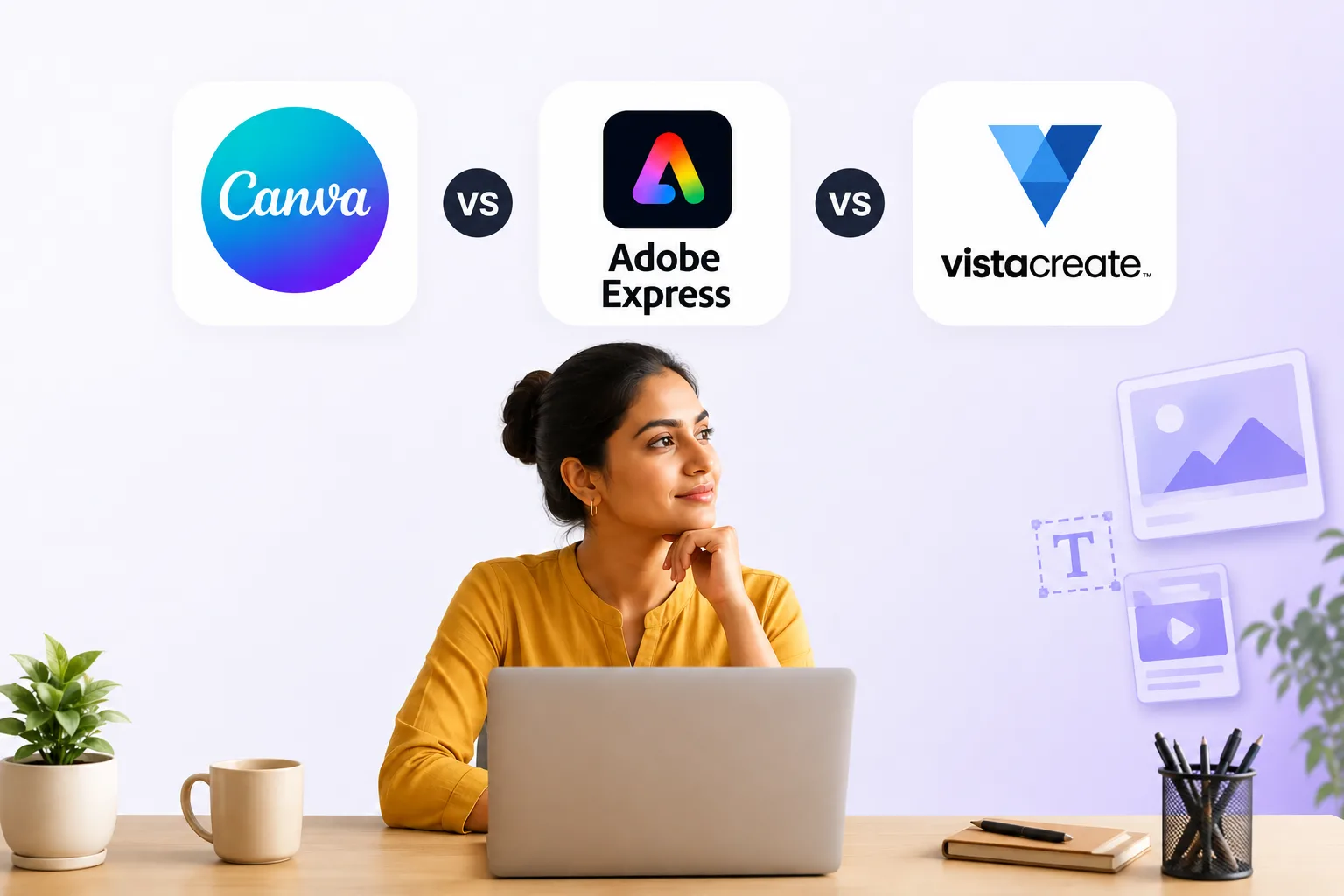 Canva vs Adobe Express vs VistaCreate: Best Design Tool for Indian Entrepreneurs in 2026