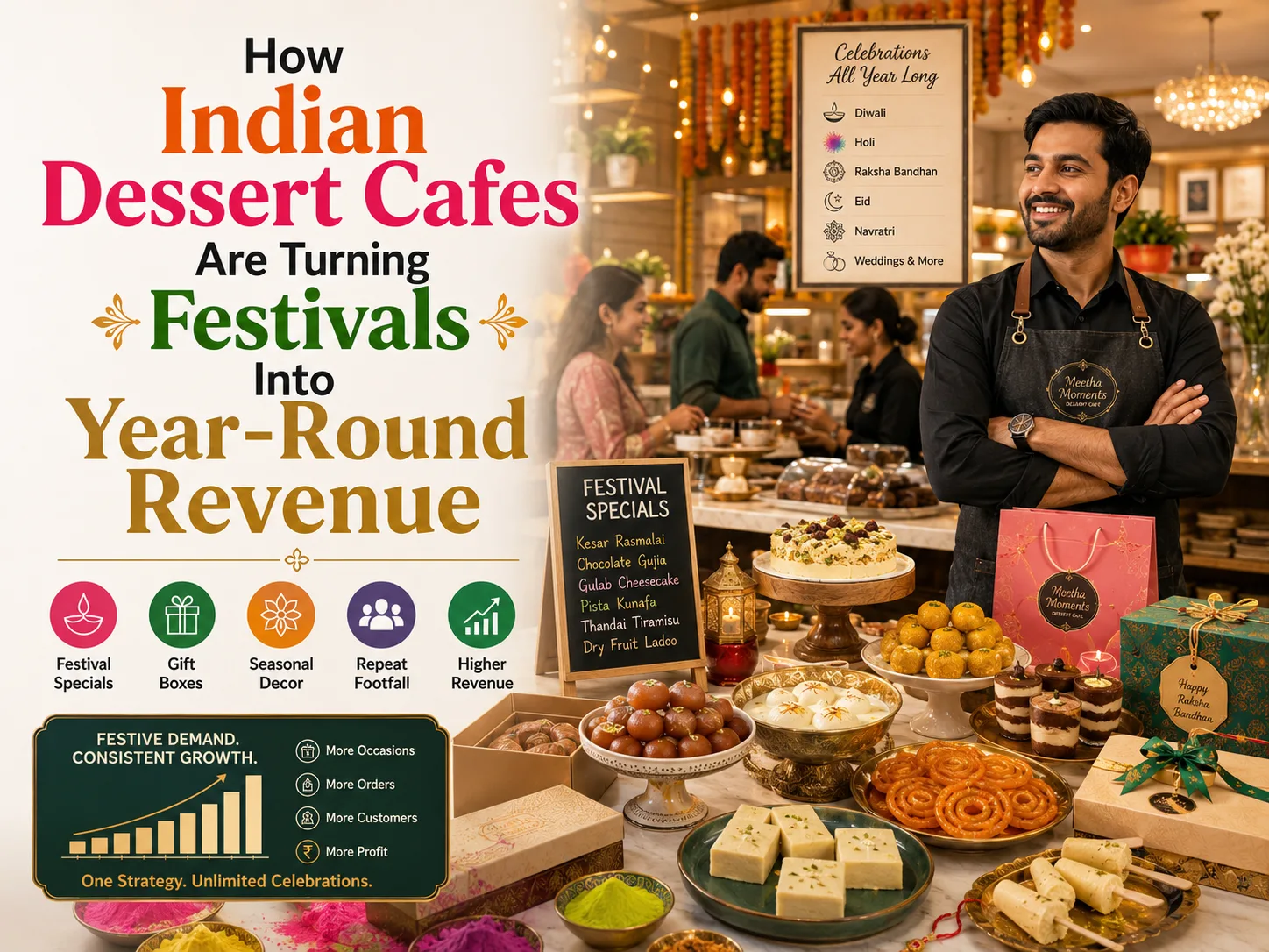 How Indian Dessert Cafes Are Turning Festivals Into Year-Round Revenue