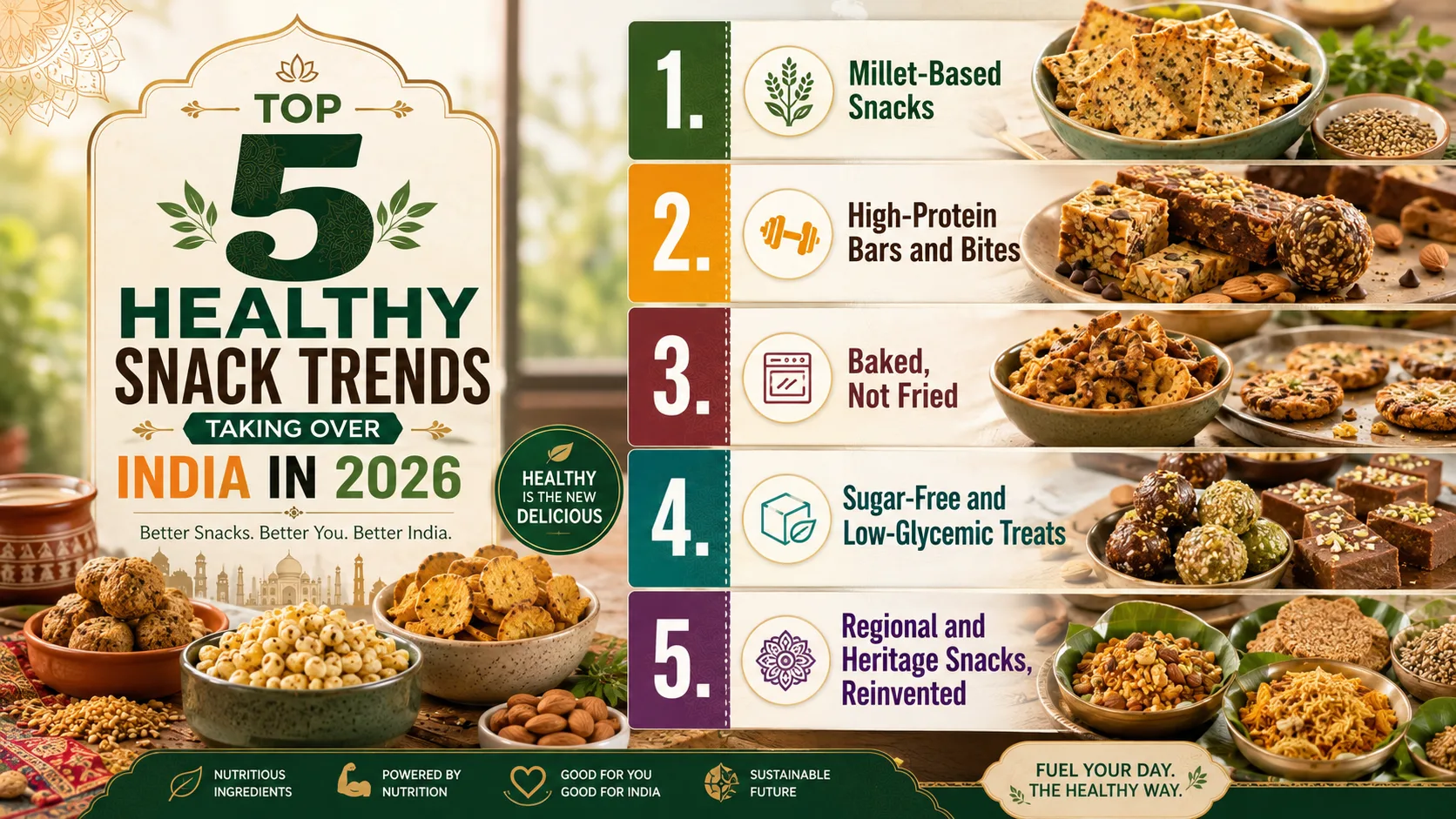 Top 5 Healthy Snack Trends Taking Over India in 2026