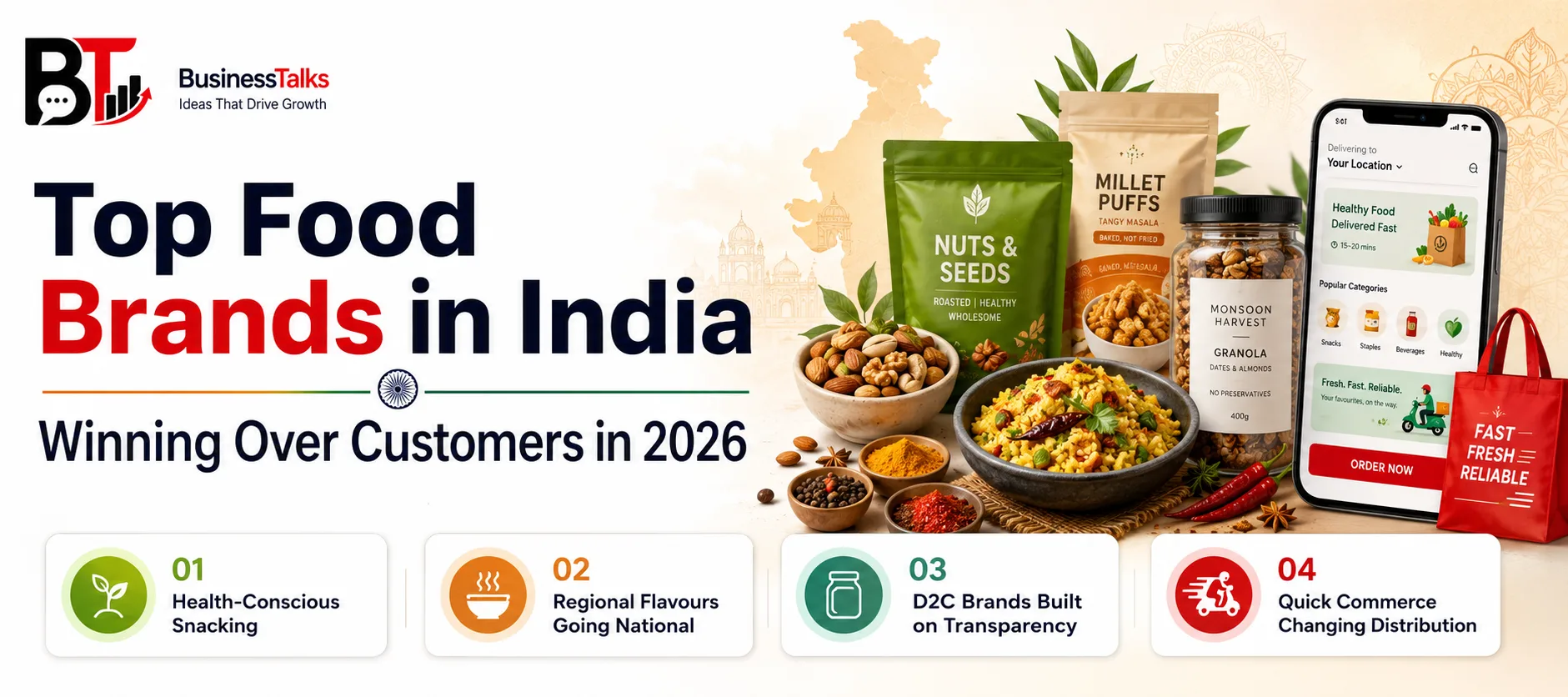 Top Food Brands in India Winning Over Customers in 2026